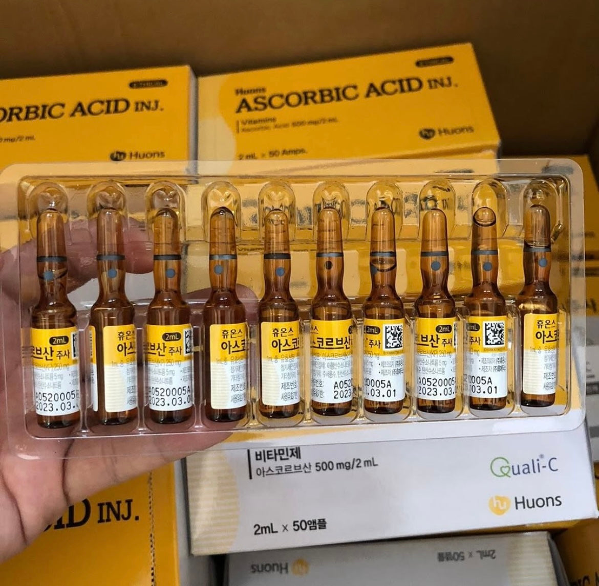 ACIDE ASCORBIQUE (Vitamine C inj)