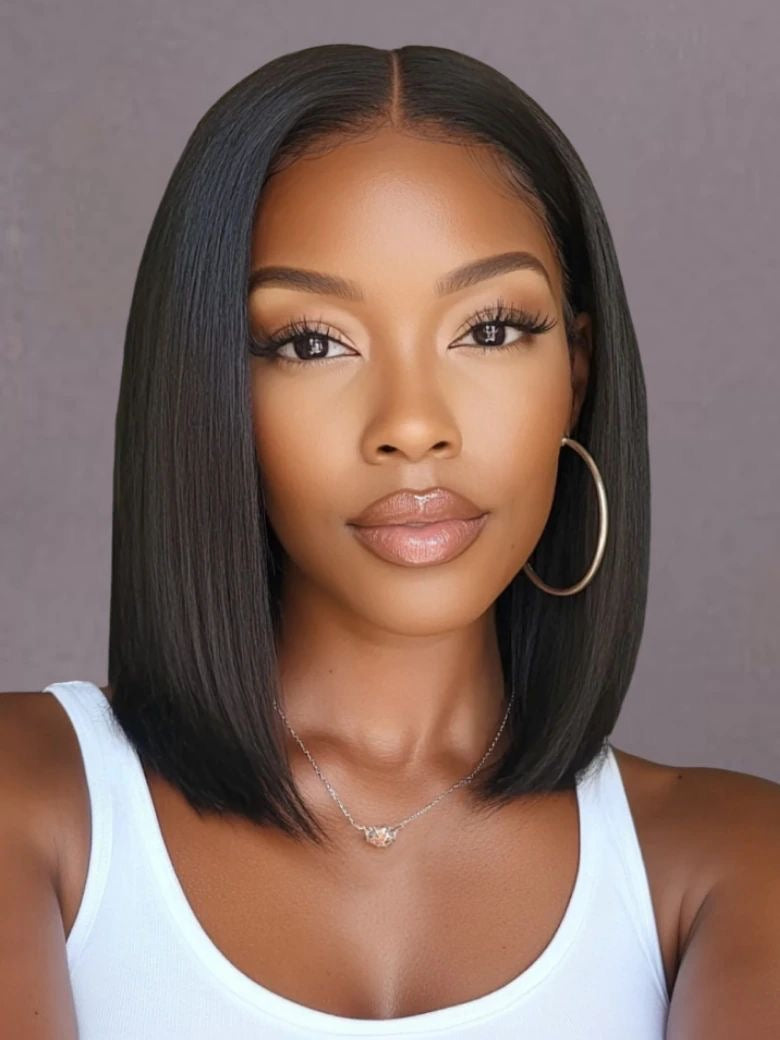 BLACK ASIAN RAW HAIR STRAIGHT BOB