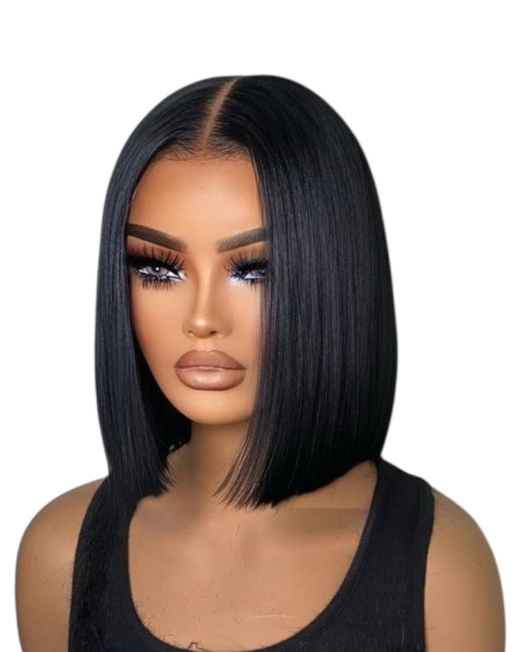 BLACK ASIAN RAW HAIR STRAIGHT BOB