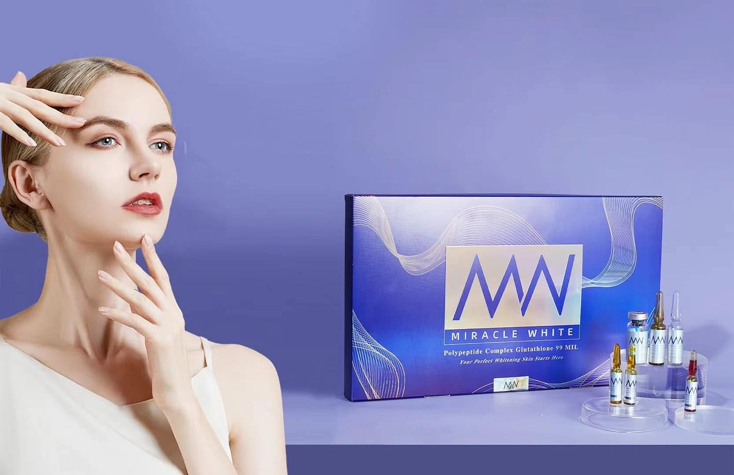 MIRACLE WHITE Polypeptide Complex Glutathione 99 MIL