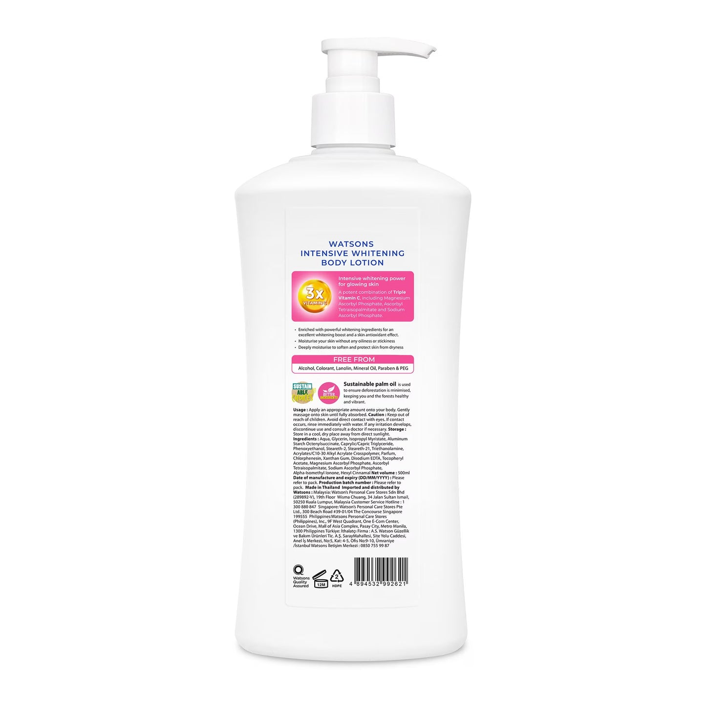 INTENSIVE WHITENING AND FIRMING BODY LOTION